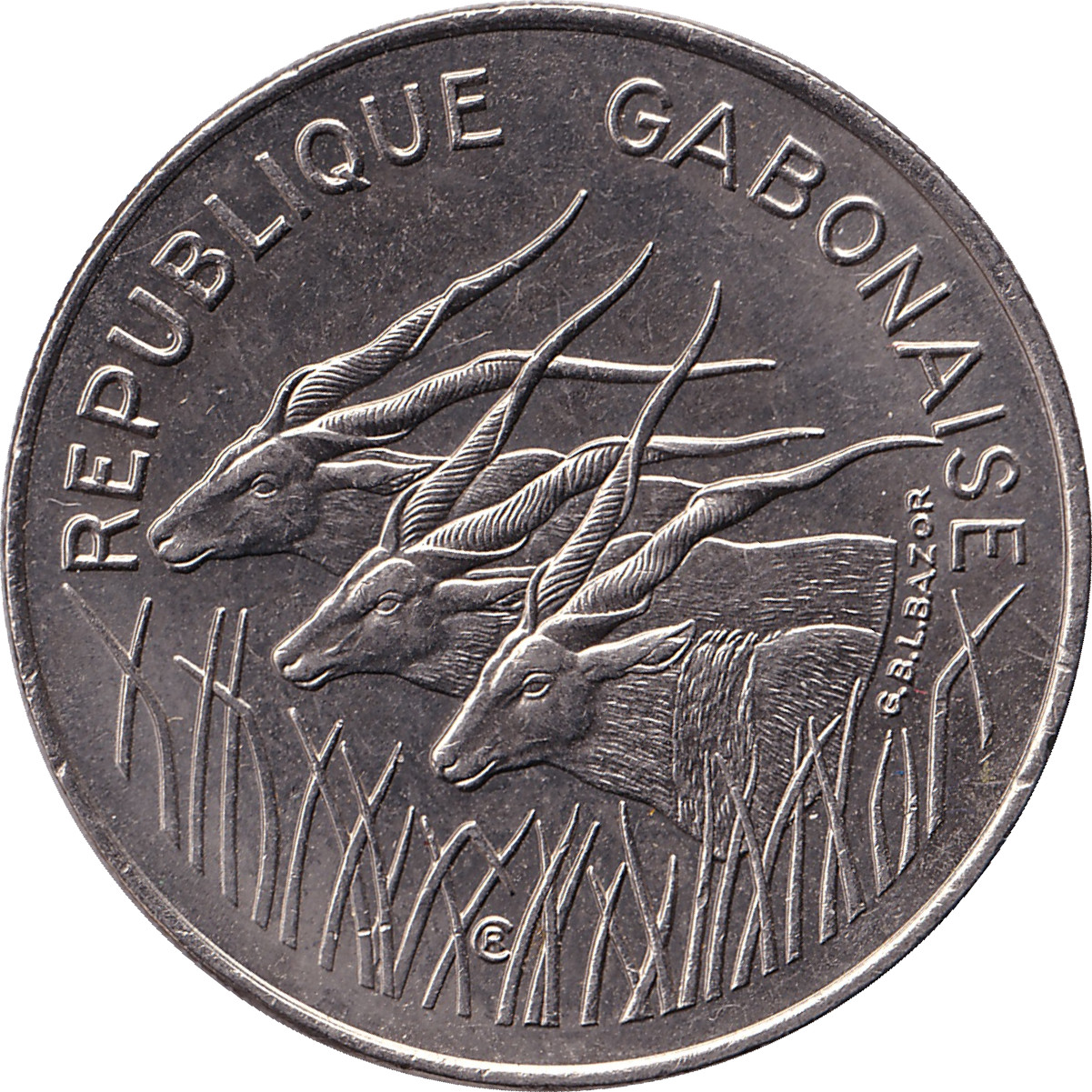 100 francs - République gabonaise