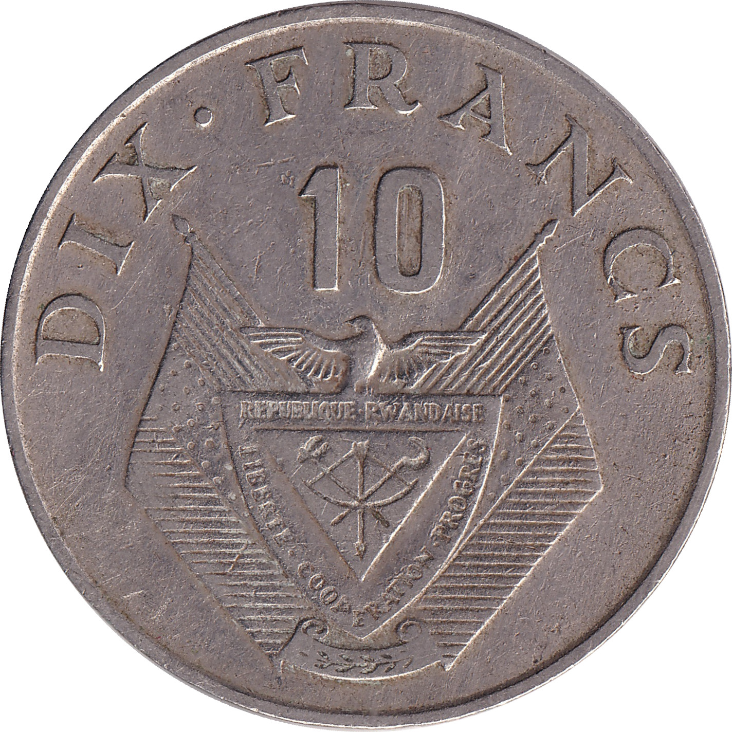 10 francs - Branche de café - Grand module