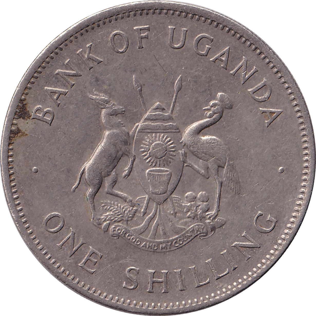 1 shilling - Héron - Cupronickel