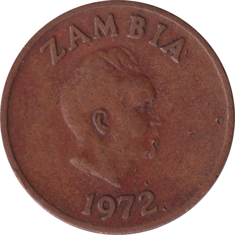 1 ngwee - Kaunda - Bronze