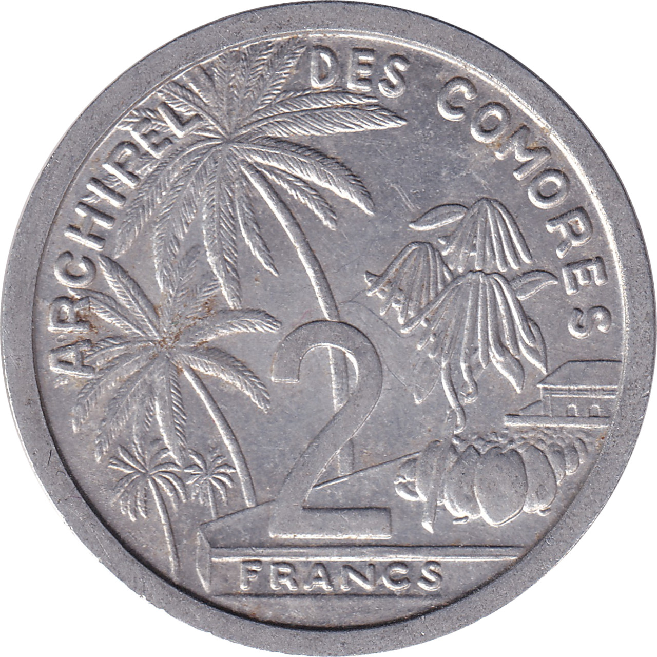 2 francs - Archipel des Comores