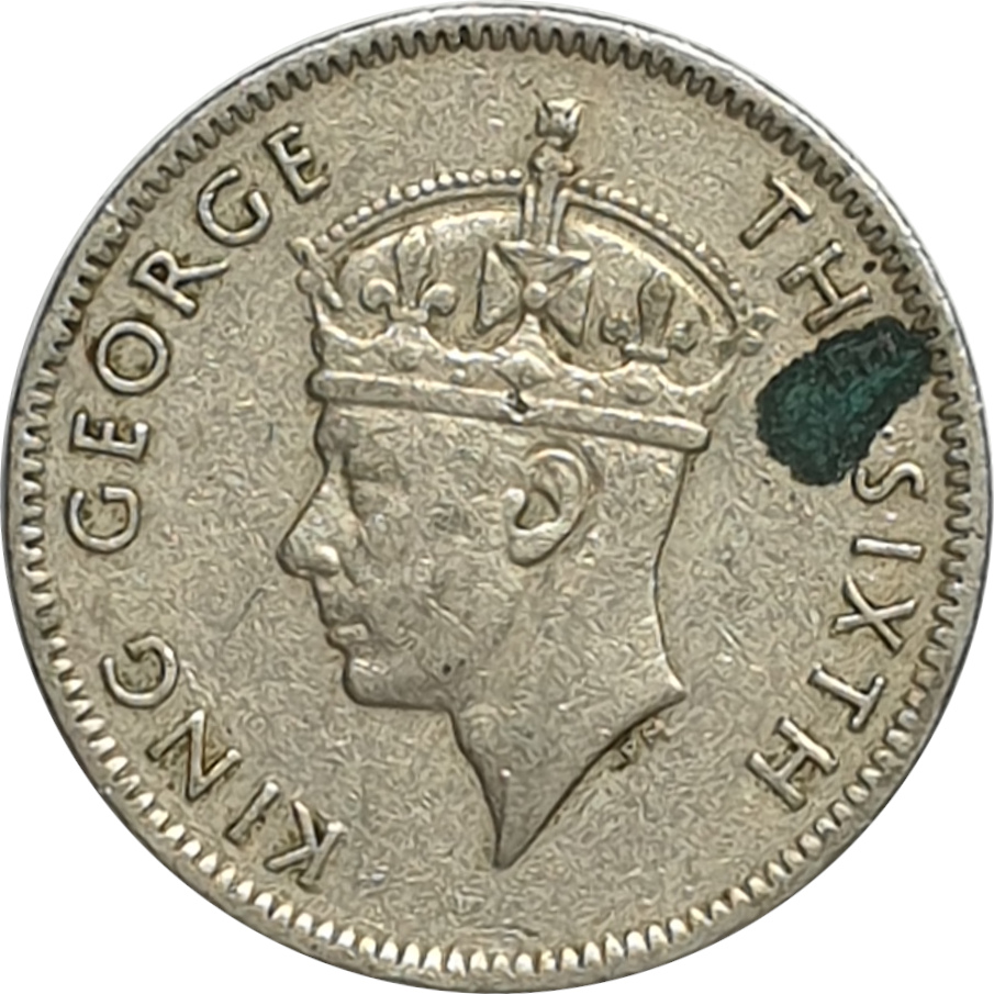 1/4 rupee - George VI - King