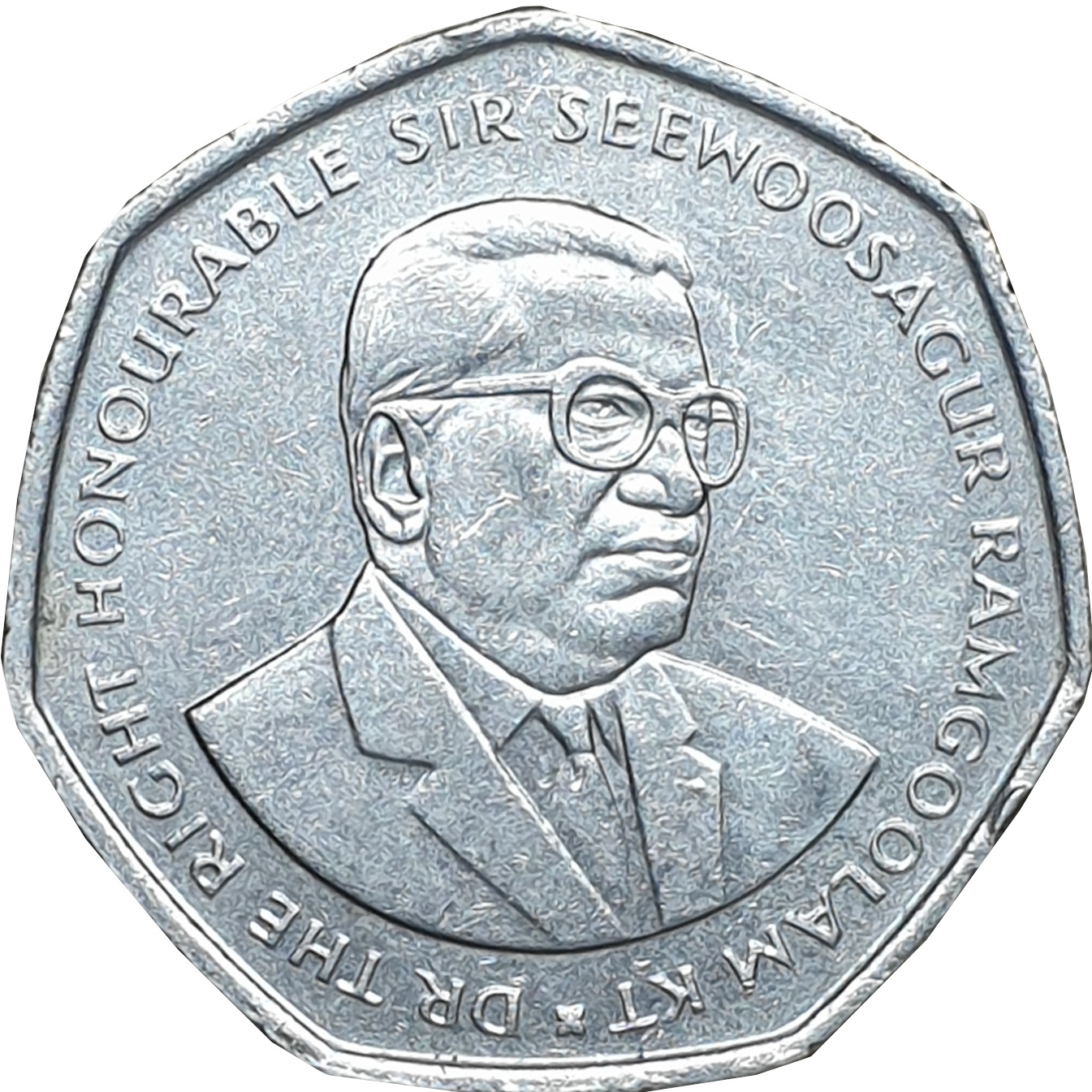 10 rupees - Sir Seewoosagur Ramgoolam - Cupronickel