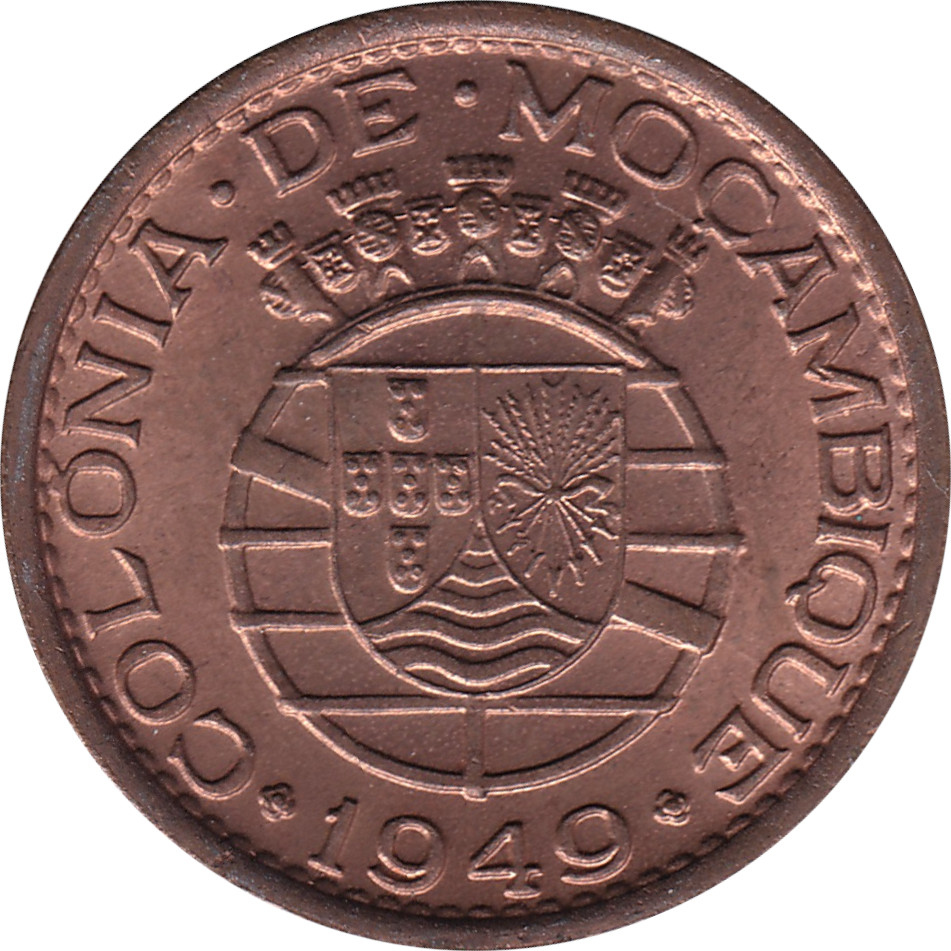 20 centavos - Colonia de Mocambique - Petit blason - Petit module