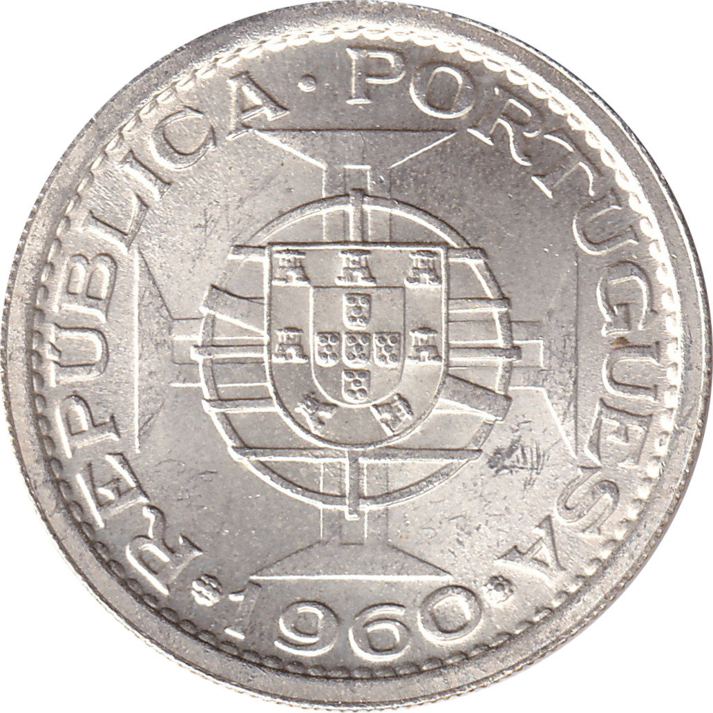 5 escudos argent - Mocambique - Argent 650‰