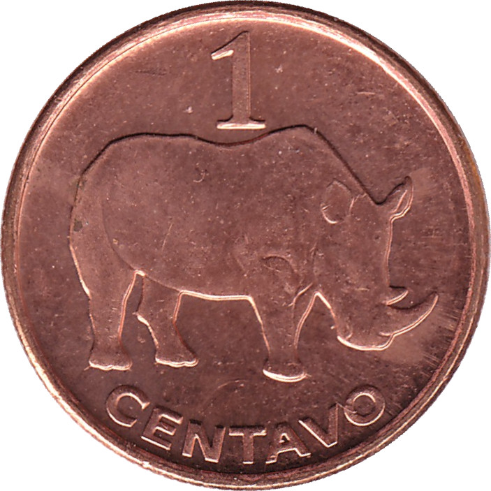 1 centavo - Rhynocéros