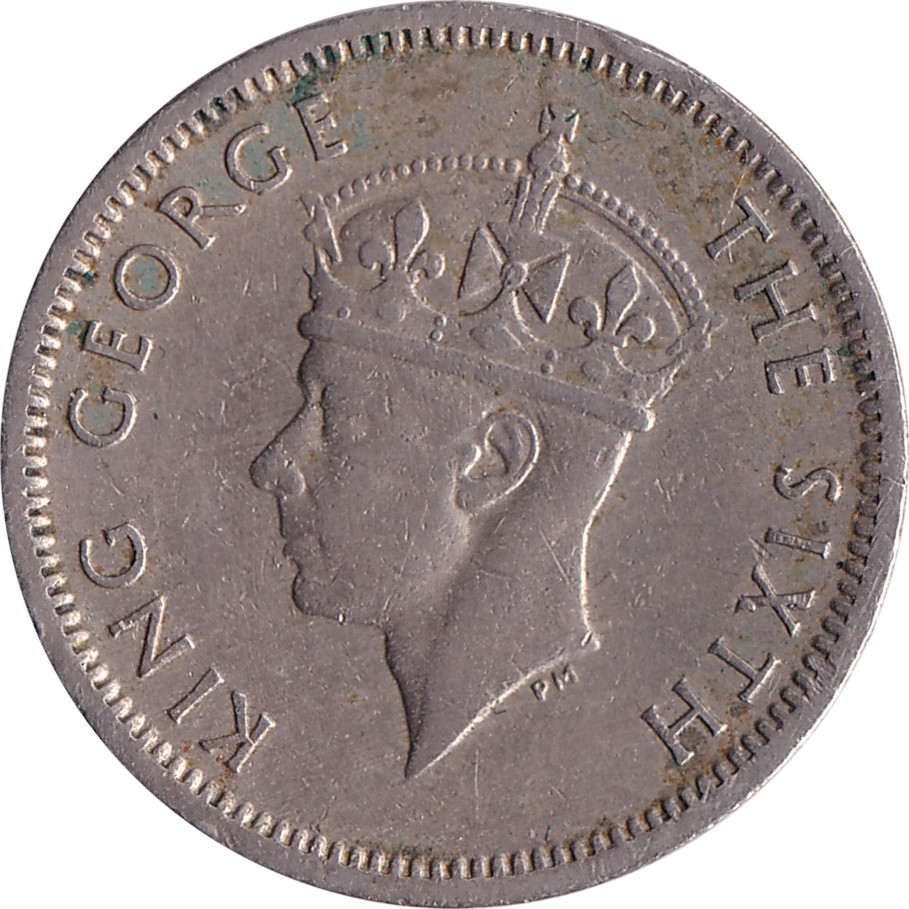 6 pence - Georges VI - Roi