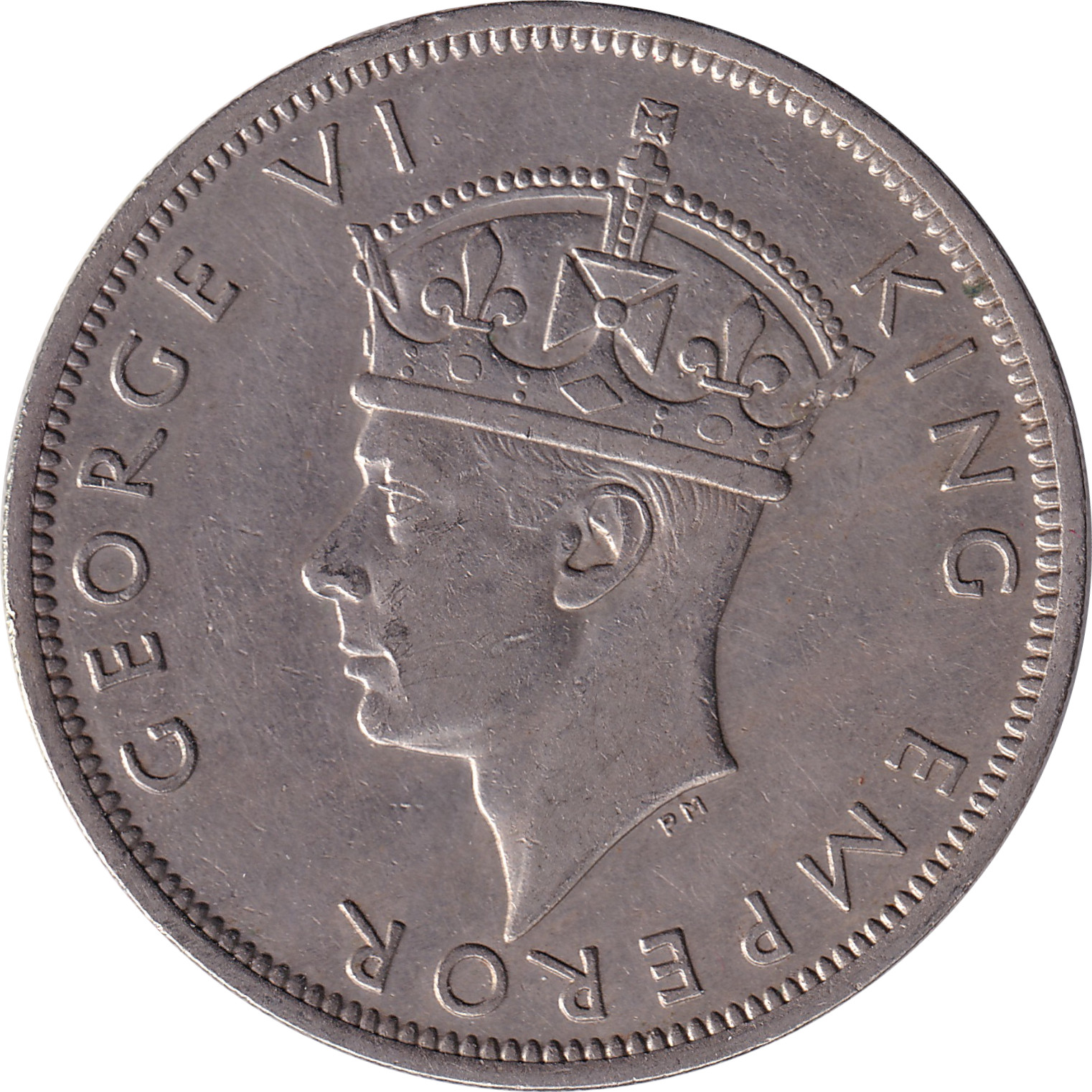 1/2 crown - George VI - Emperor