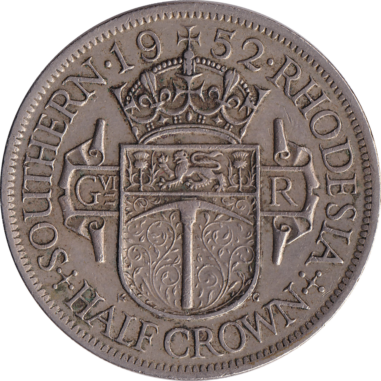 1/2 crown - George VI - King