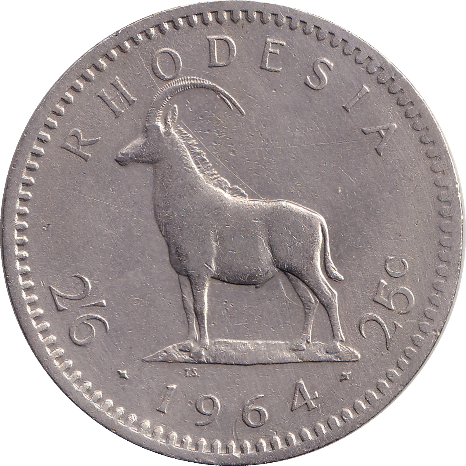 2 1/2 shillings - Elizabeth II