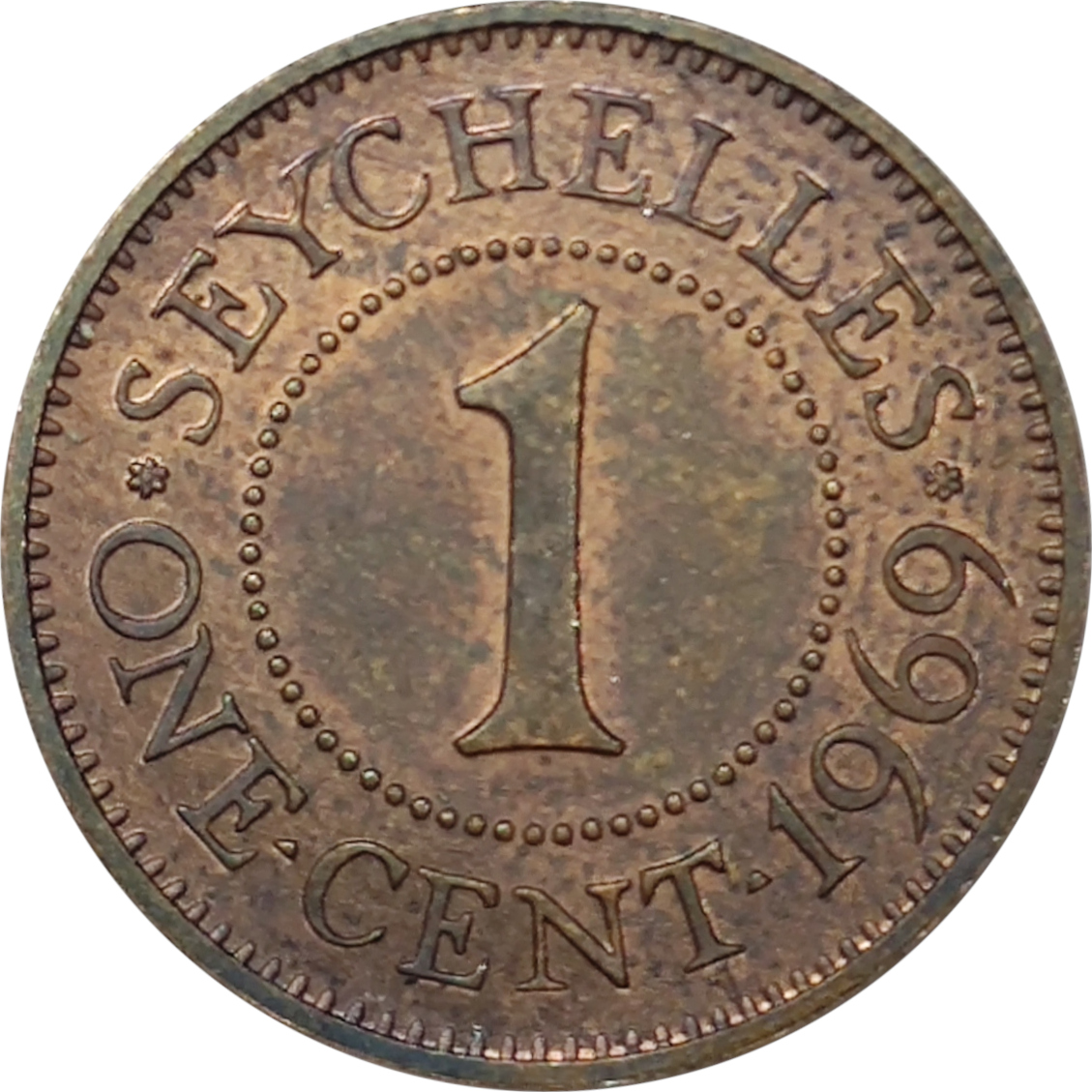 1 cent - Elizabeth II - Buste colonial