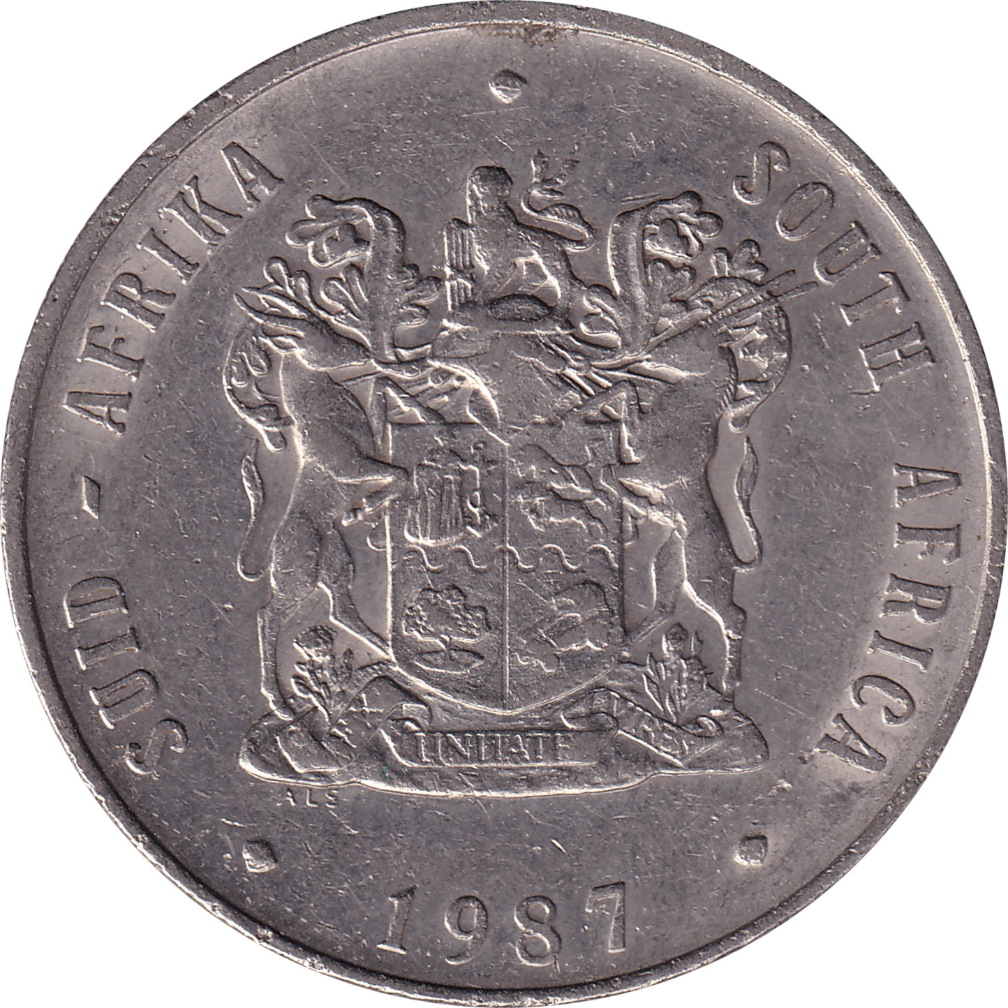 1 rand - Armoiries - Nickel