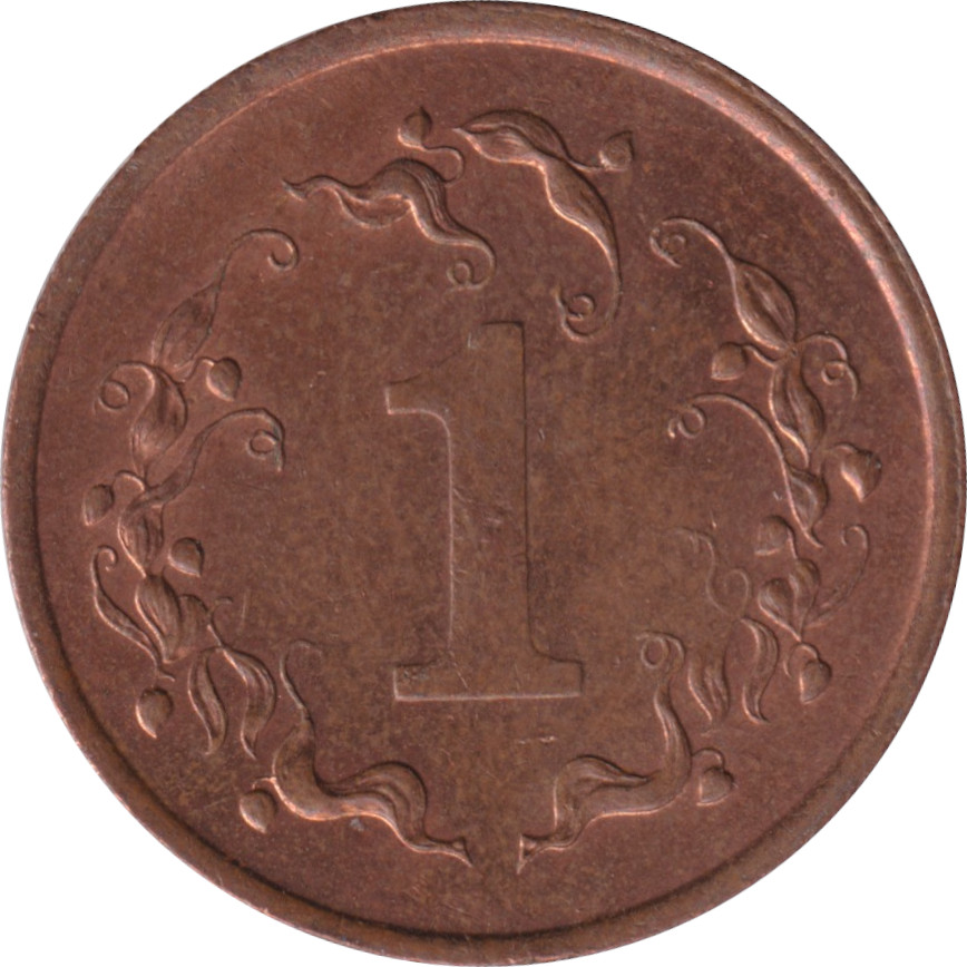 1 cent - Flowers - Bronze