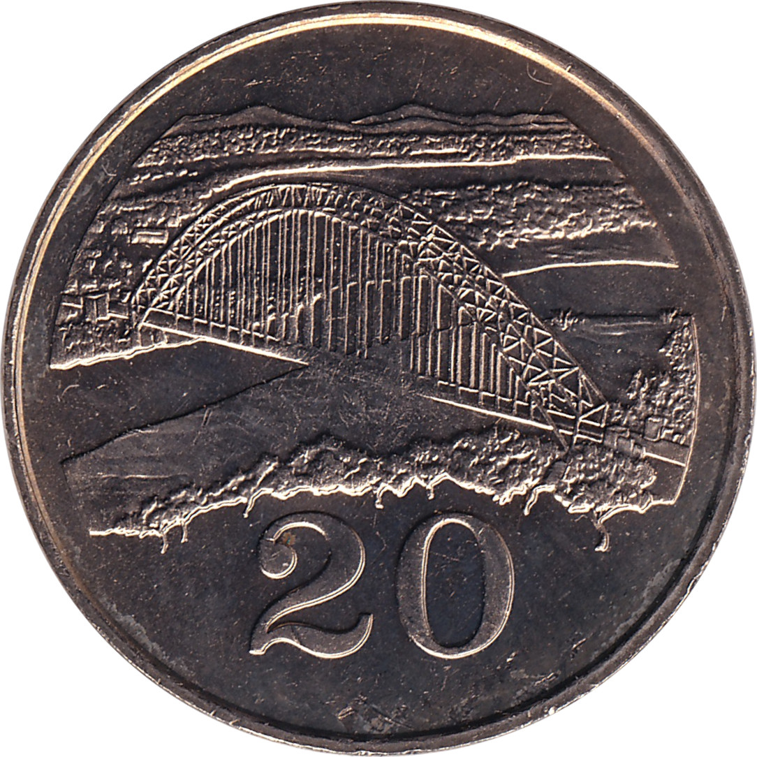 20 cents - Birchenough bridge - Cupronickel