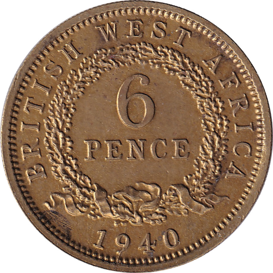 6 pence - Georges VI - Empereur