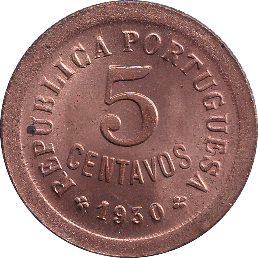 5 centavos - Buste de la Liberté