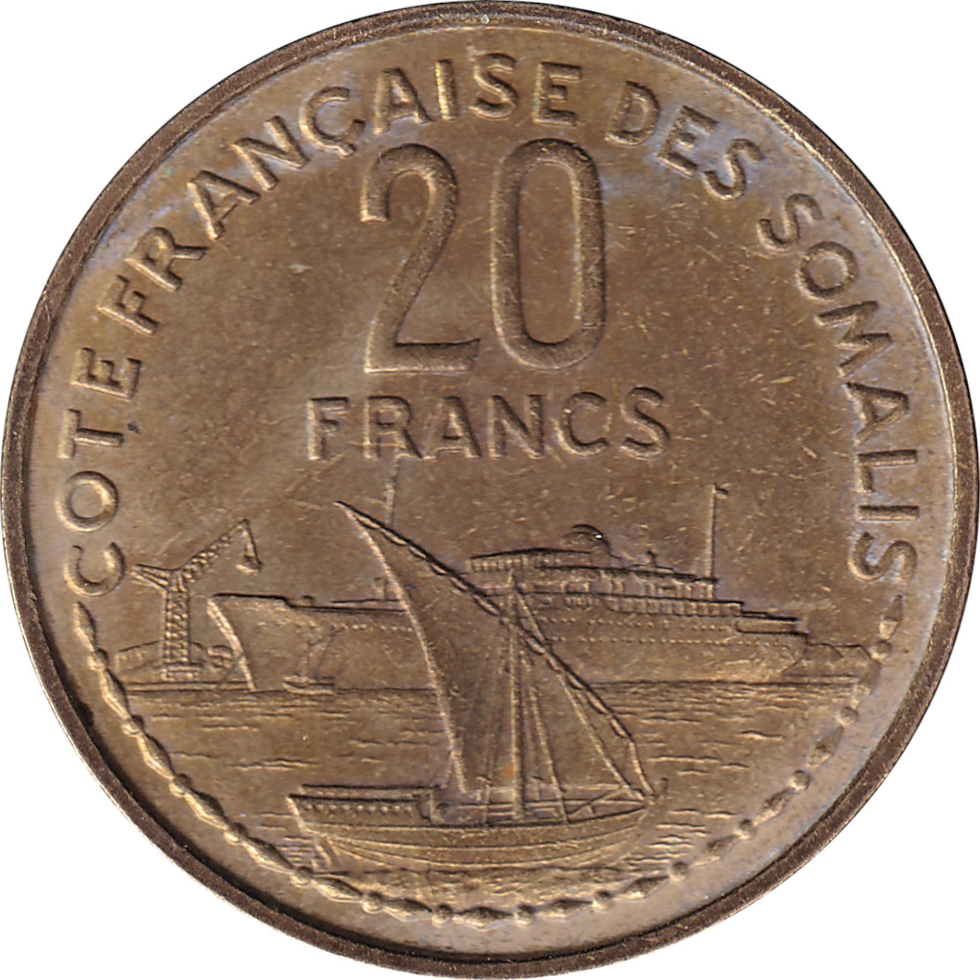 20 francs - Port - République Française