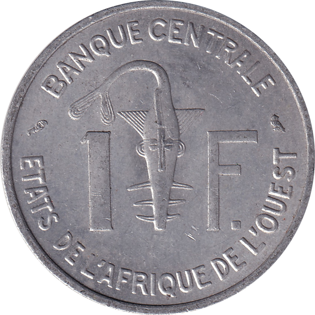 1 franc - Antilope de face