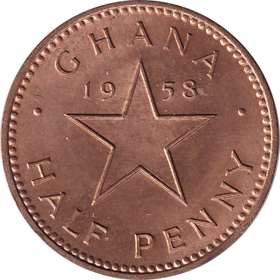 1/2 penny - Kwame Nkrumah