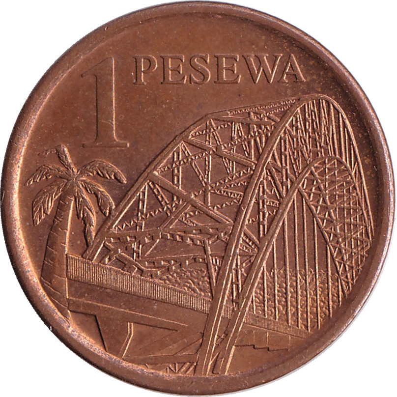 1 pesewa - Pont Adomi