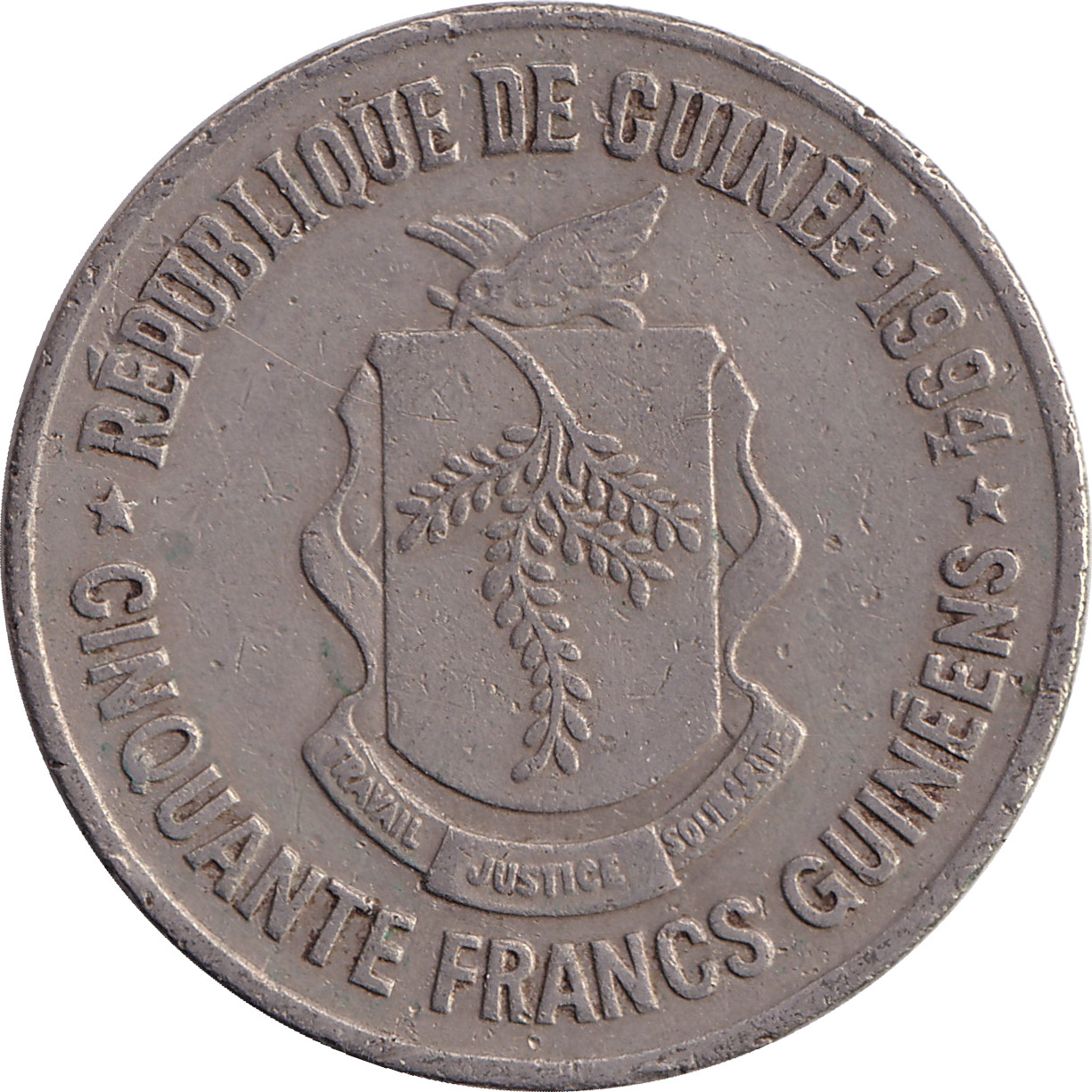 50 francs - Blason