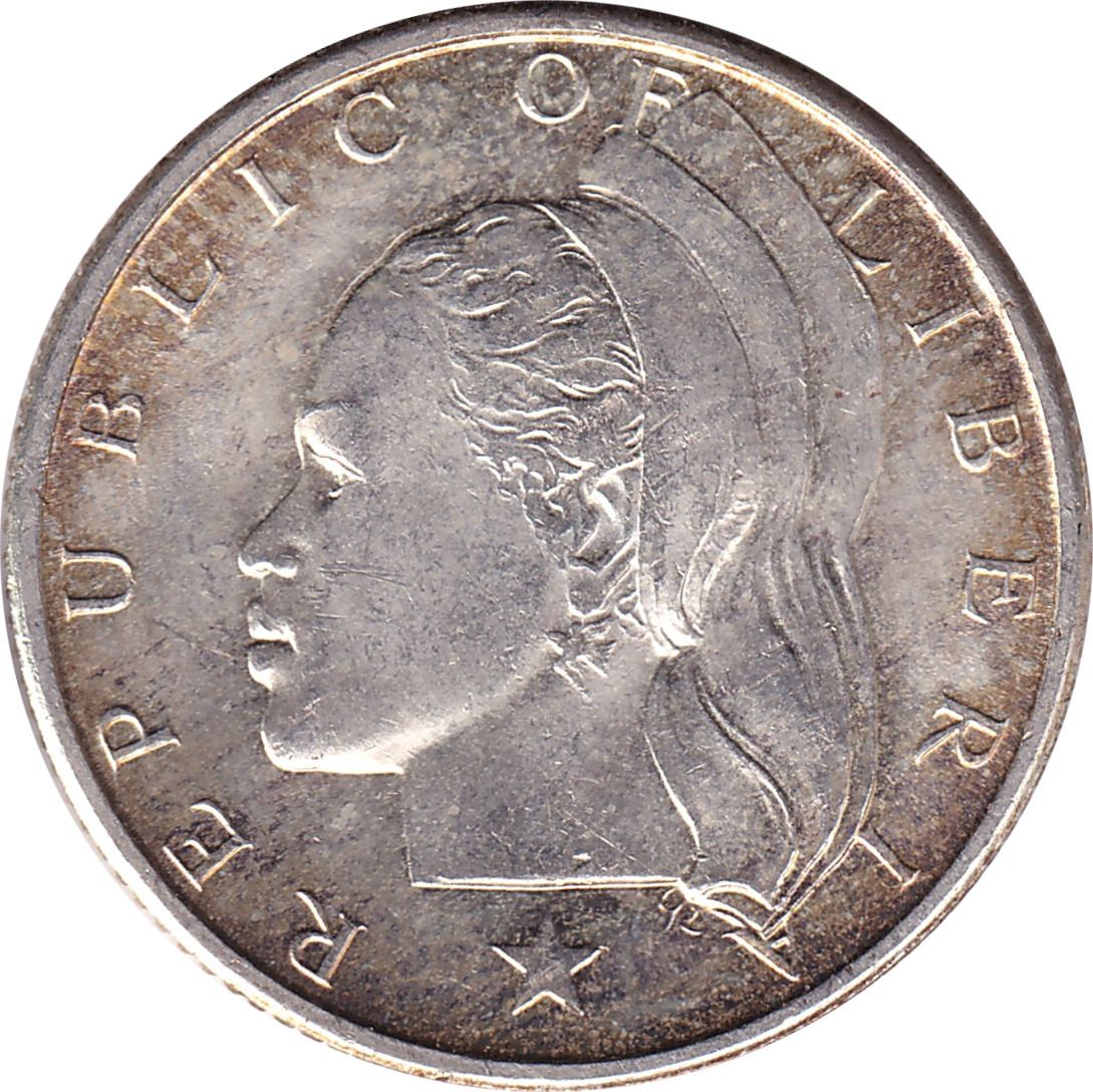 25 cents argent - Seconde tête de la République - Argent