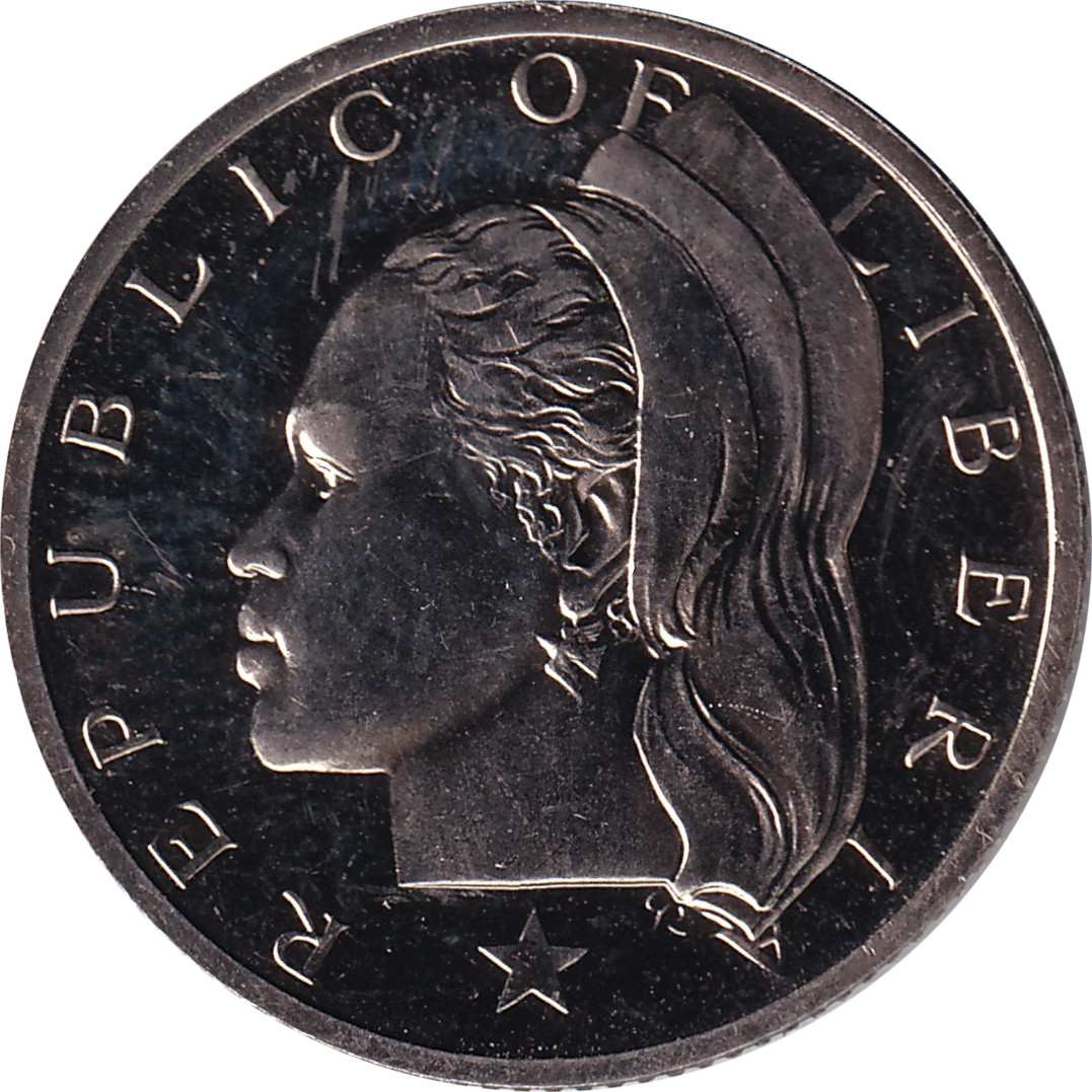 25 cents - Seconde tête de la République - Cupronickel