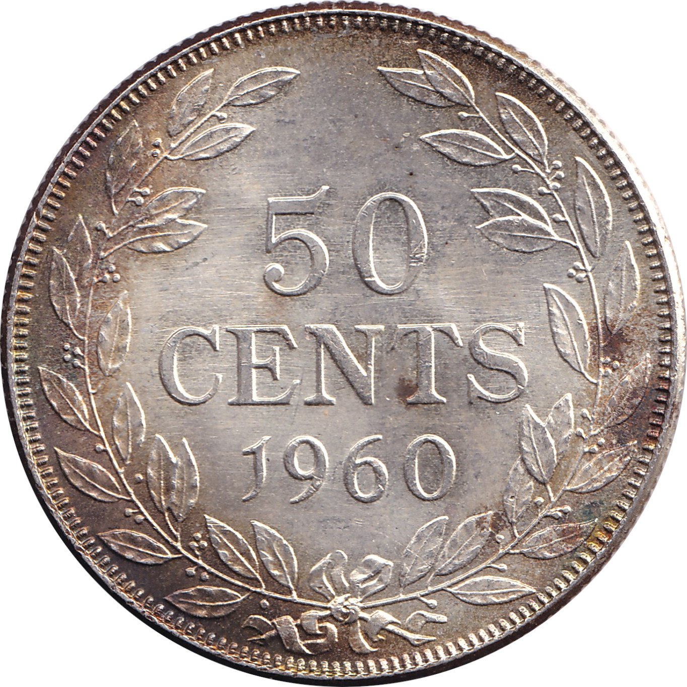 50 cents argent - Seconde tête de la République