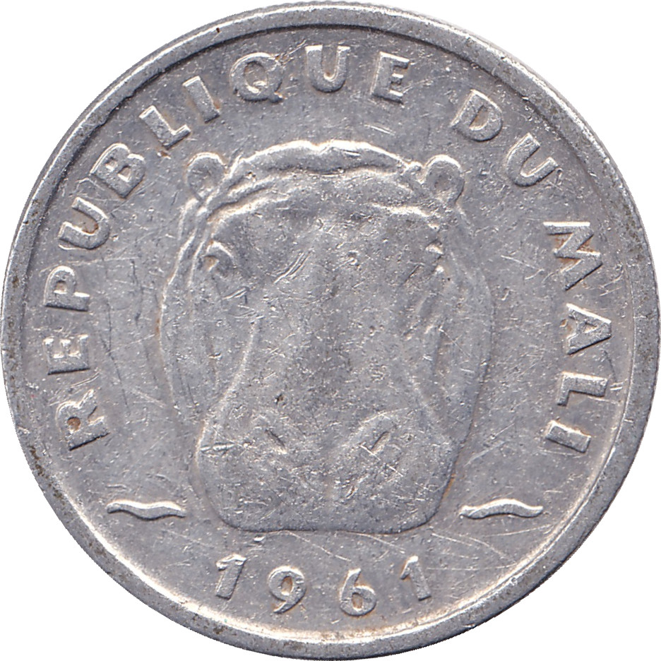 5 francs - Hippopotame