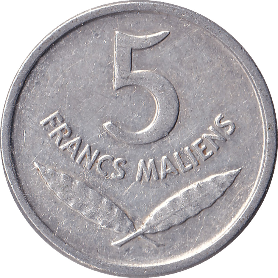 5 francs - Hippopotame