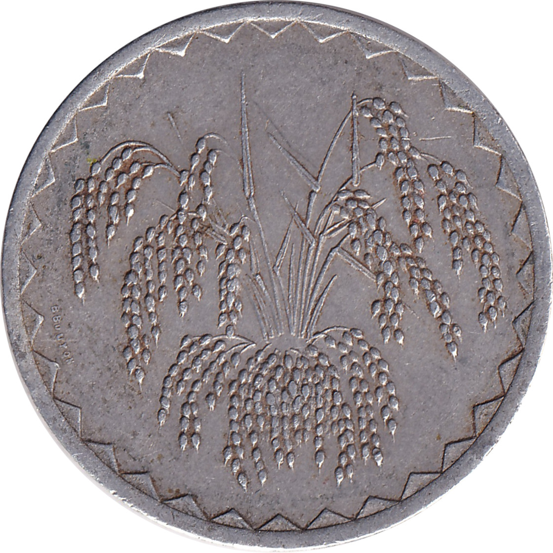 10 francs - Plants de riz