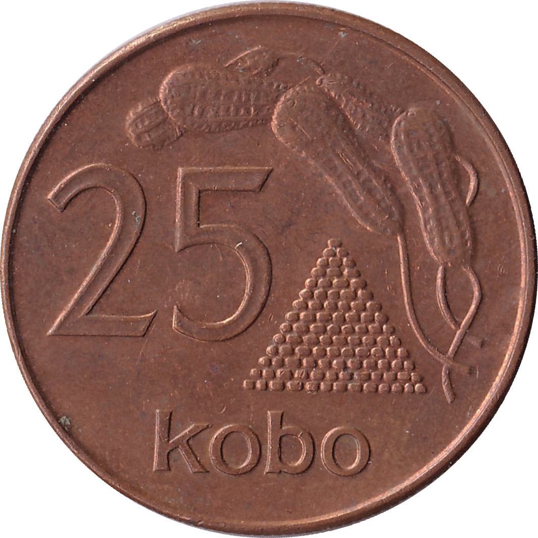 25 kobo - Cacahuette - Type léger