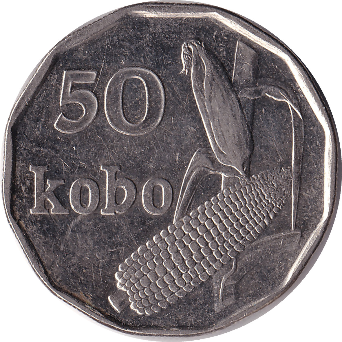 50 kobo - Ear of Corn - Polygonal