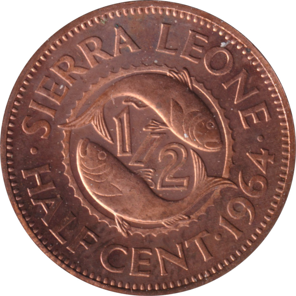 1/2 cent - Sir Milton Margai