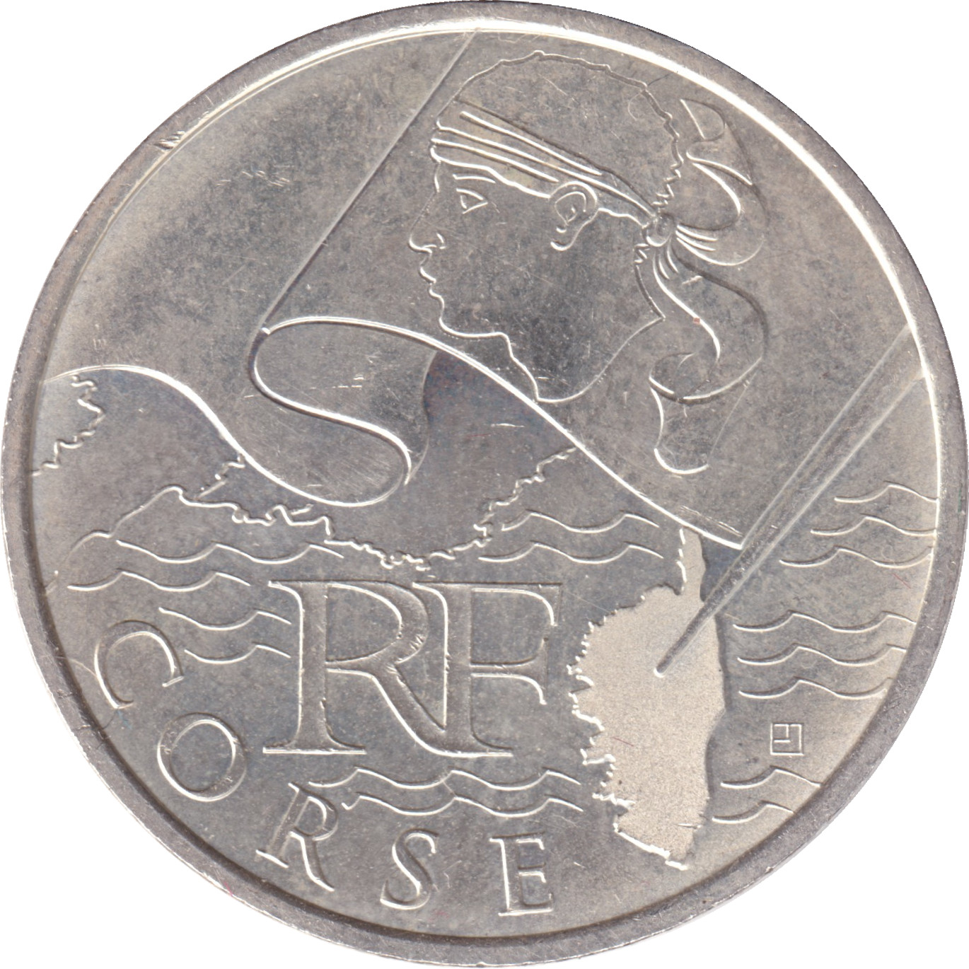 10 euro silver - Corse