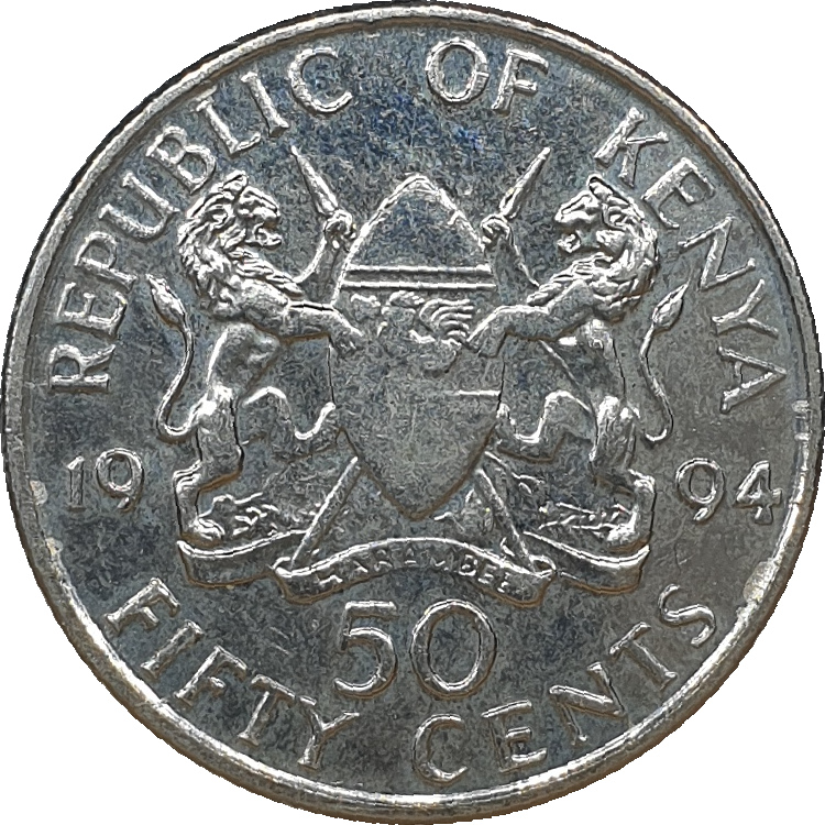 50 cents - Daniel Toroitich - Large arms - Nickel plate