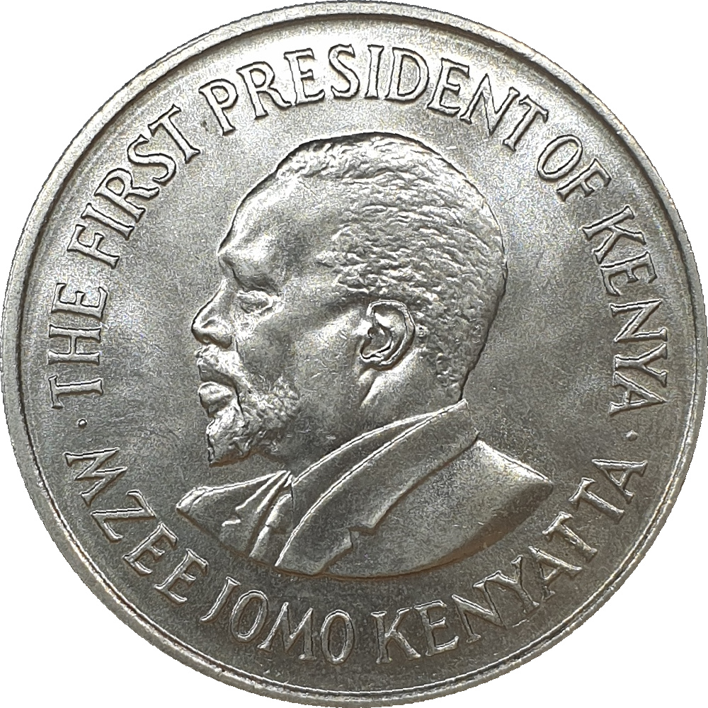 1 shilling - Mzee Jomo Kenyatta - With legend