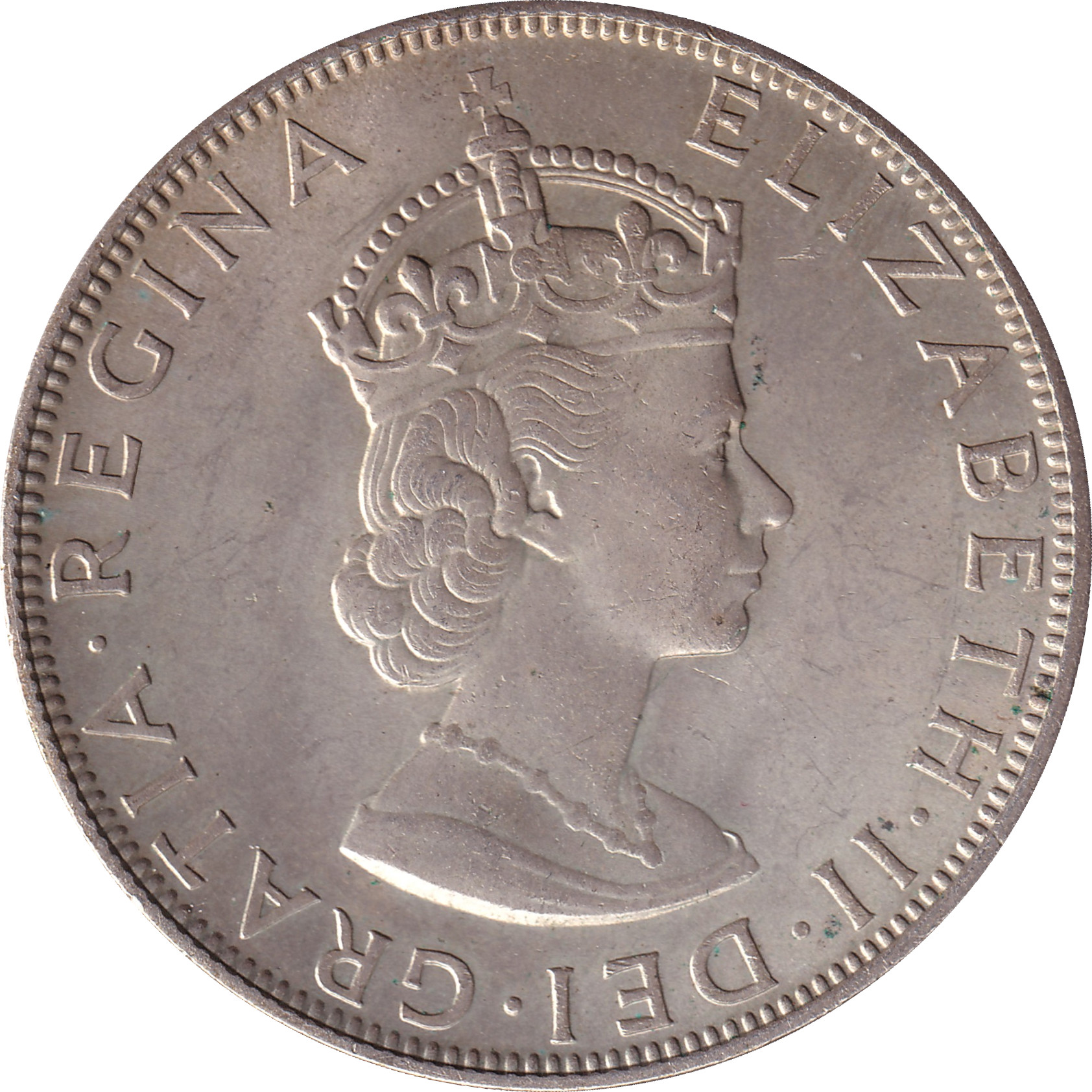 1 crown argent - Elizabeth II