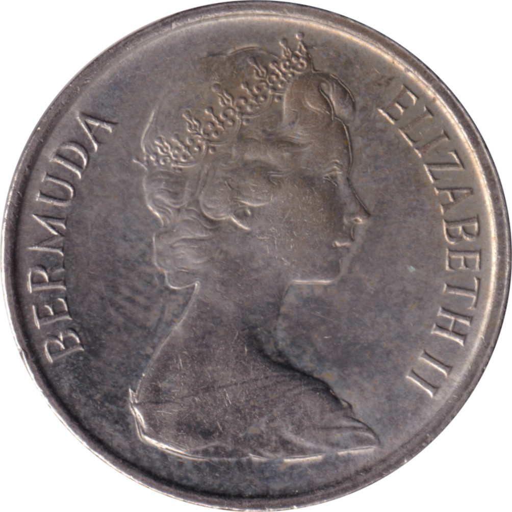 5 cents - Elizabeth II - Young bust