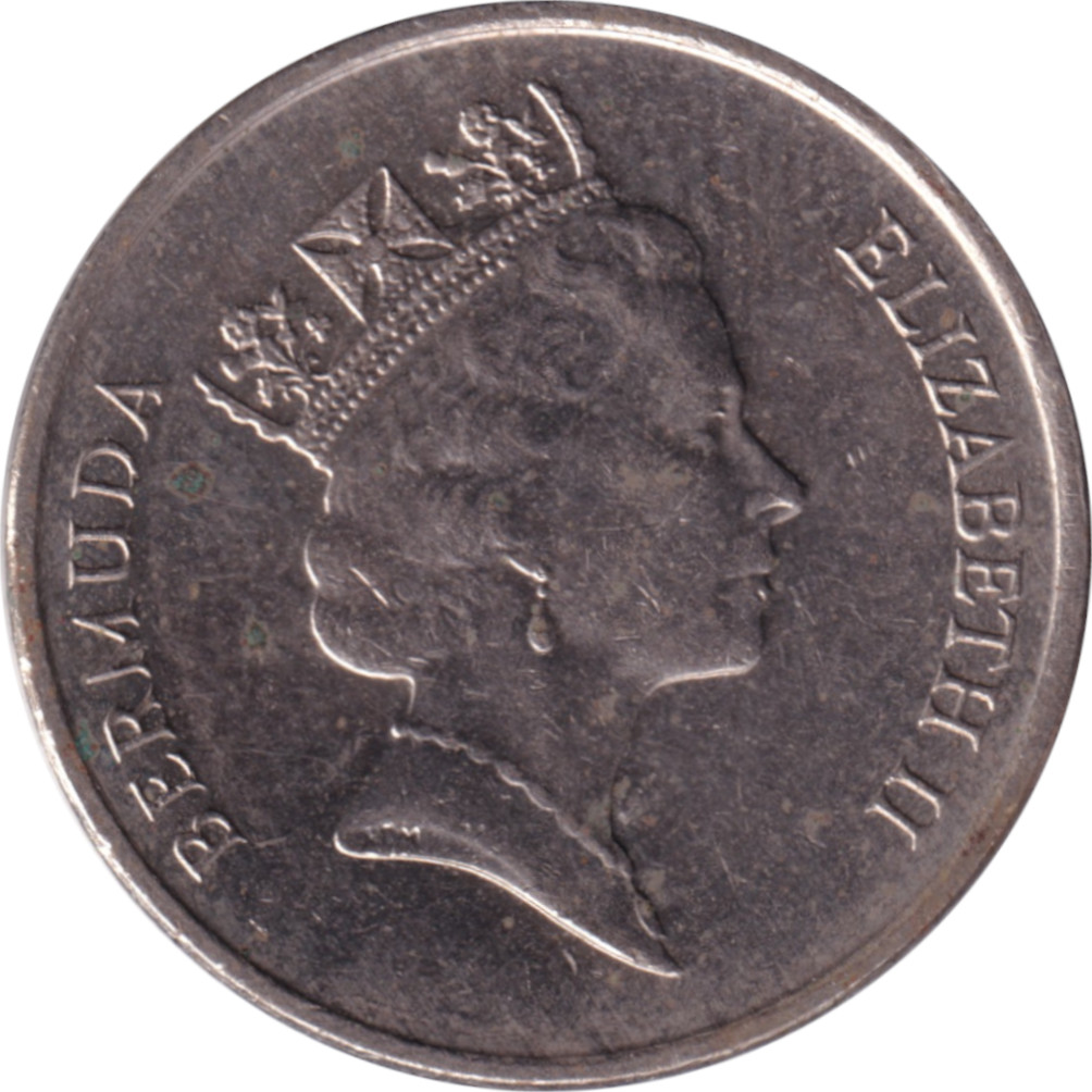 5 cents or - Elizabeth II - Tête mature