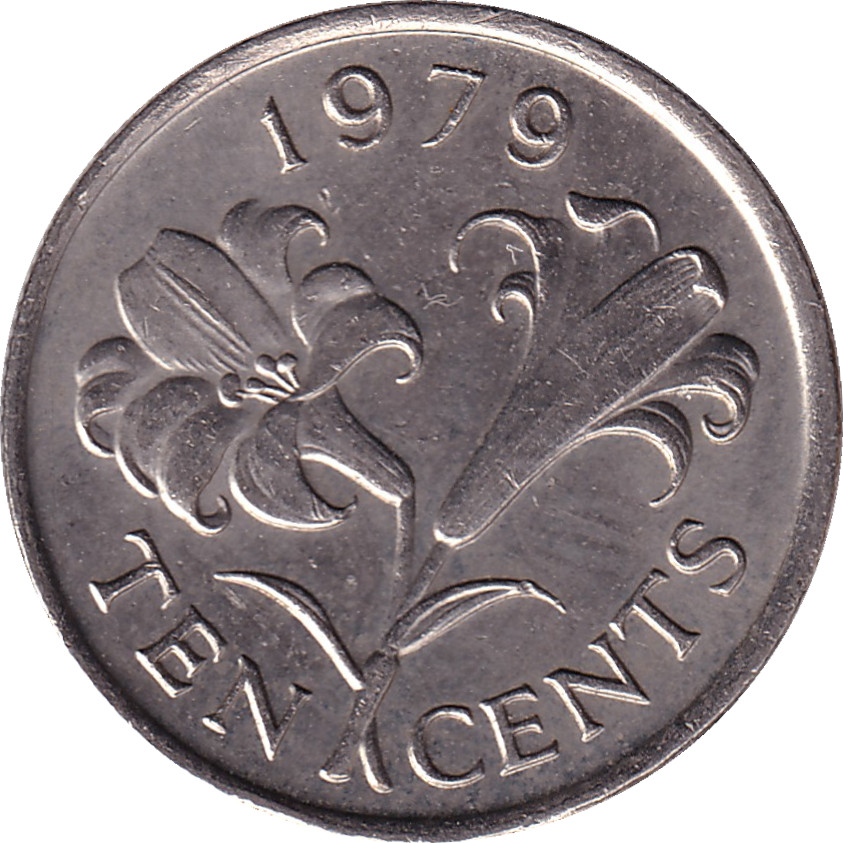 10 cents - Elizabeth II - Buste jeune