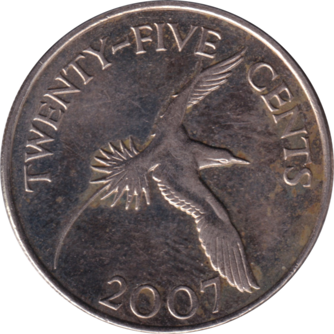 25 cents - Elizabeth II - Old head