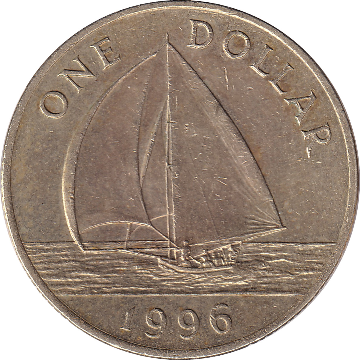 1 dollar or - Elizabeth II - Tête mature