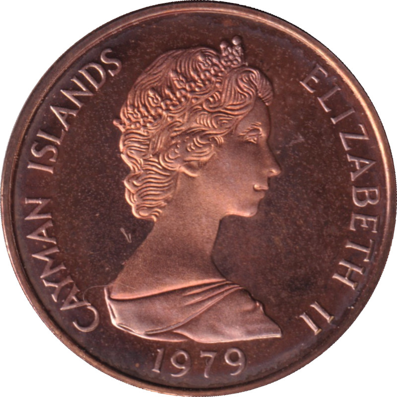 1 cent - Elizabeth II - Young bust