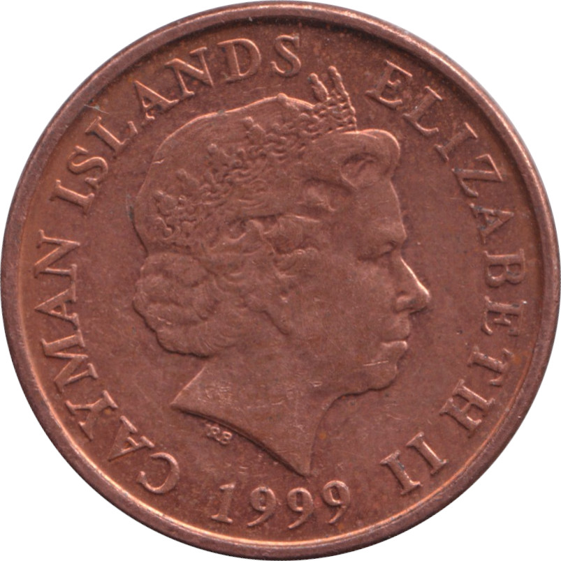 1 cent - Elizabeth II - Old head