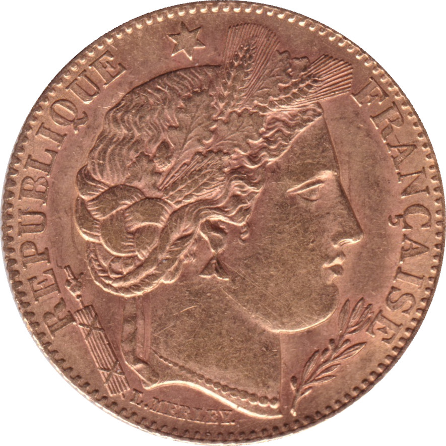 10 francs gold - Cérès - Troisième République