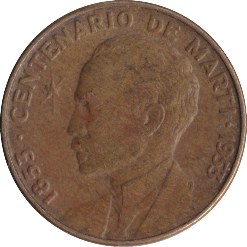 1 centavo - José Marti - Laiton