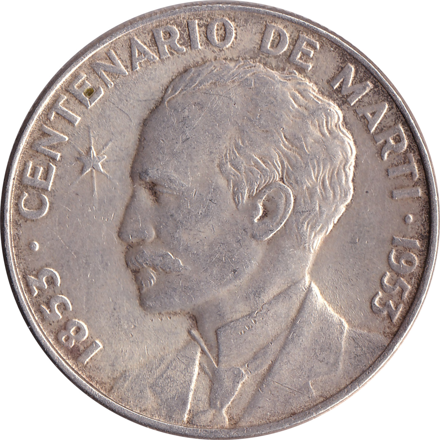 50 centavos argent - José Martin