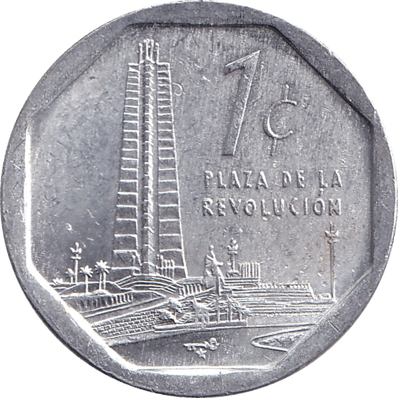 1 centavo - Place de la Révolution - Aluminium