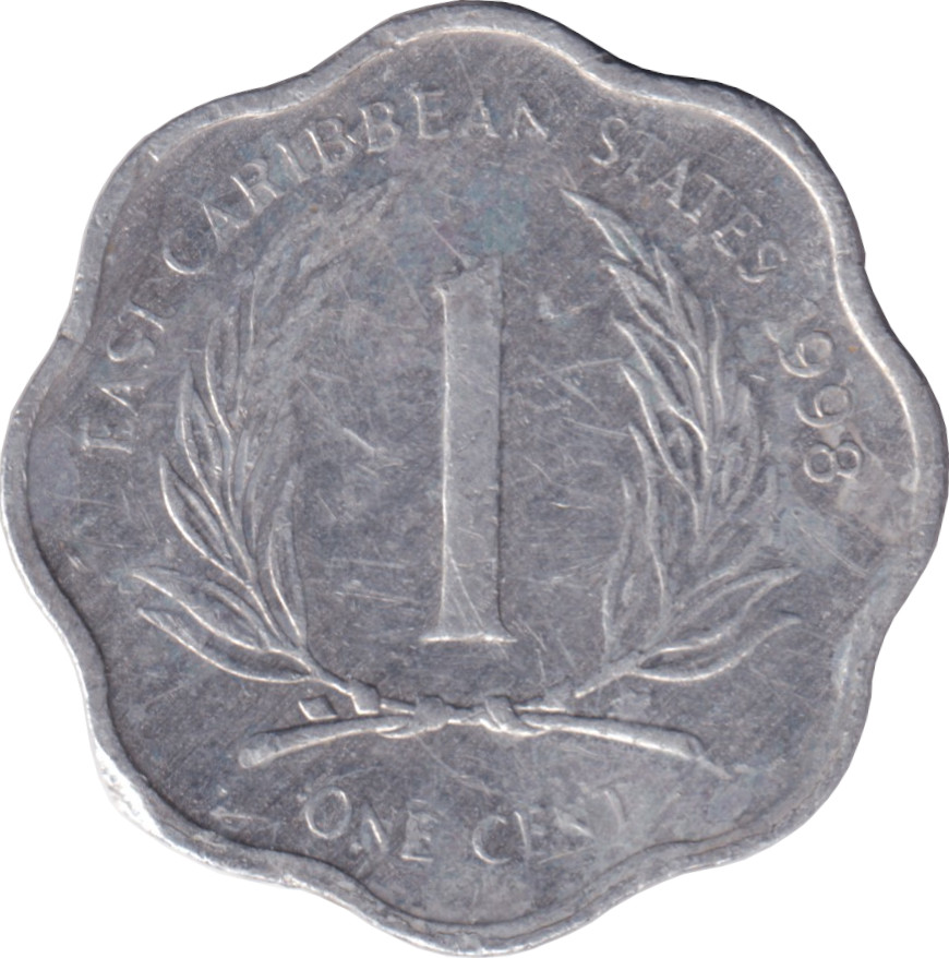 1 cent - Elizabeth II - Buste mature